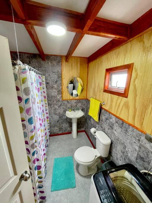 Cabana Con Vista Al Mar Dalcahue 6 Personas Casa de férias